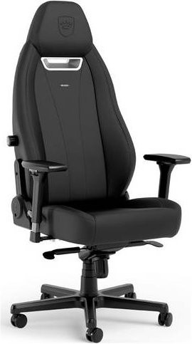 Noblechairs LEGEND Gaming Stuhl Black Edition in Schwarz mit Kunstleder und Kopfstütze - Bild 1