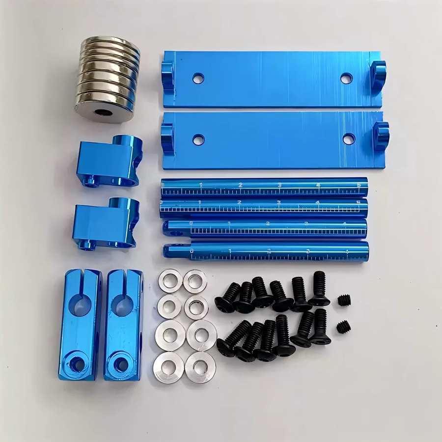 Tamiya Aluminium-Magnet-Halterung, Zubehör, Metall - Bild 3