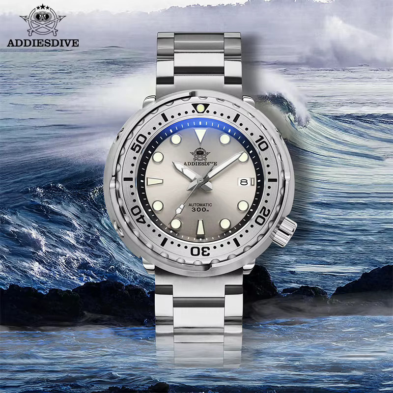 ADDIESDIVE Armbanduhr, Automatik, Edelstahl, Saphirglas, Herren - Bild 3