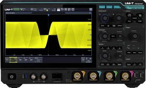 Uni-T MSO3034HD Digital-Oszilloskop 350MHz 2.5 GSa/s 500 Mpts 12 Bit in Schwarz - Bild 1