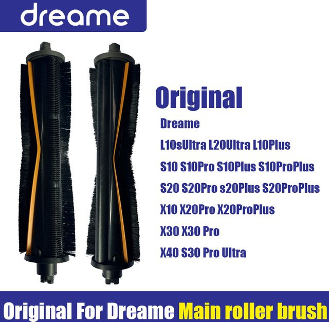 Dreame Original 2. Generation Anti-Verhedderungs-Rollenbürste für Saugroboter in Schwarz, kompatibel mit L10s Ultra, L20 Ultra, X10, X20 Pro, X30 Pro, L30 Ultra und X40 - Bild 1