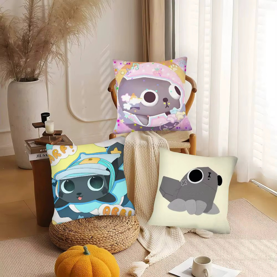 Kayoom W-World Pebble Kissenbezug, quadratischer Kissenbezug mit Grafikdesign, Multicolour, B/T/H: 40 x 40 x 40 cm - Bild 3