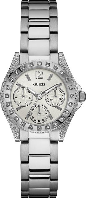 Guess Armbanduhr, Edelstahl, Silber, Quarz, 33 mm, Damen - Bild 1