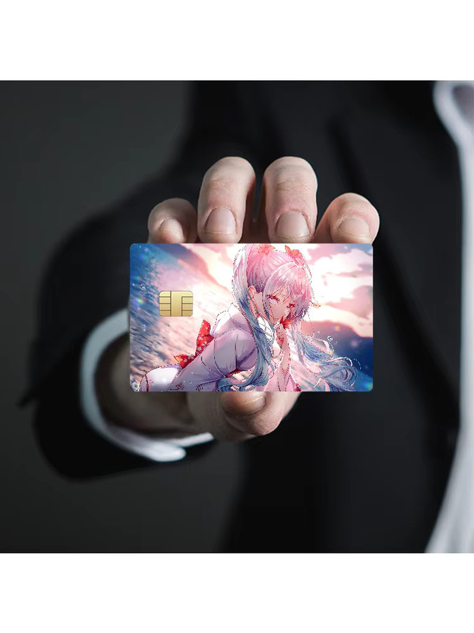 Hatsune Miku Anime Cartoon Bär Aufkleber für Kredit- und Debitkarten in Mehrfarbig - Bild 6