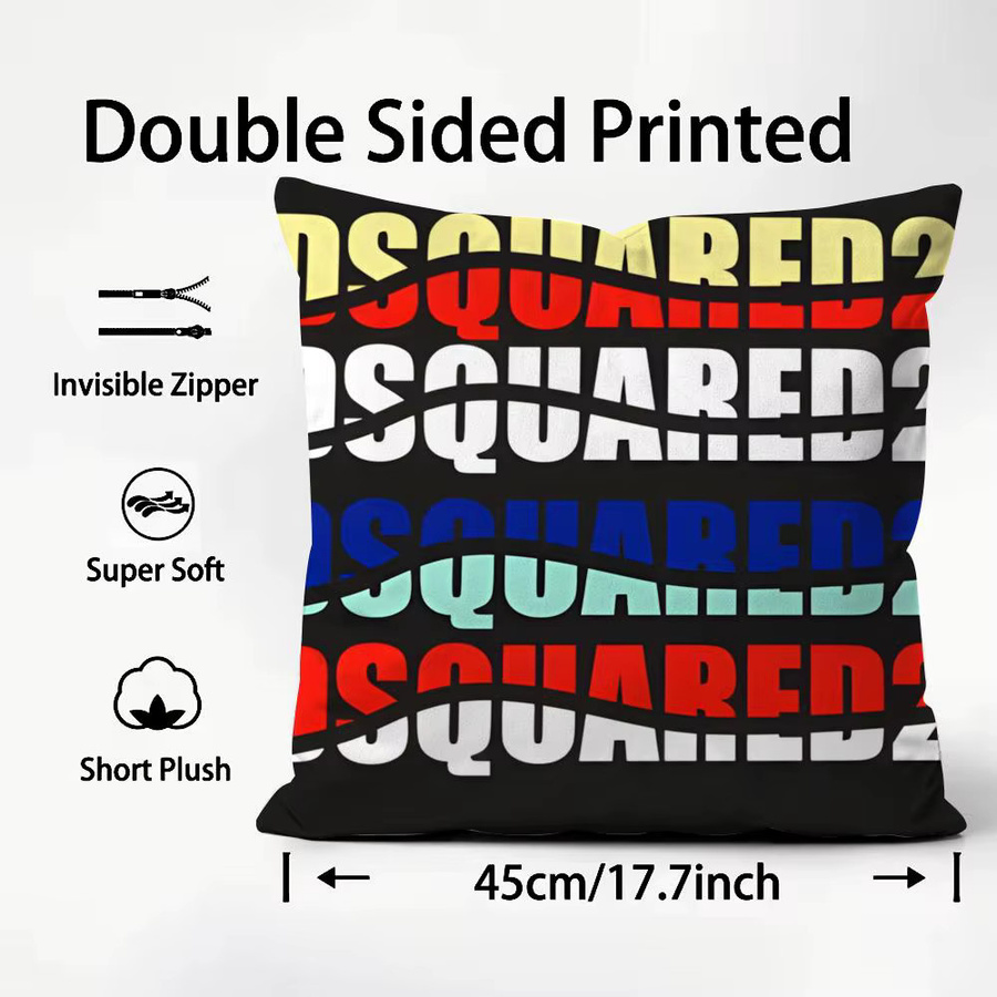 DSQUARED2 Kissenbezug Multicolor, quadratisch, B/T/H: 30 x 30 x 30 cm - Bild 3
