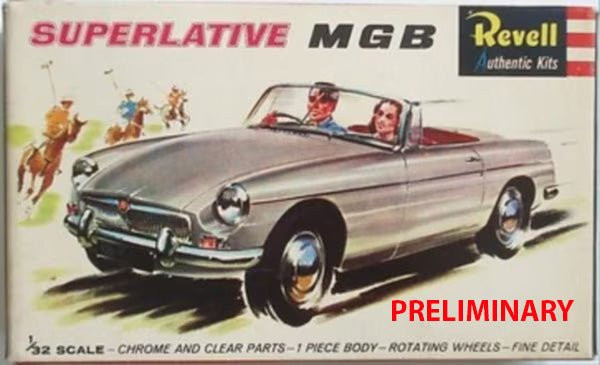 Revell MGB Roadster, Modellauto, 1:32, Kunststoff - Bild 1