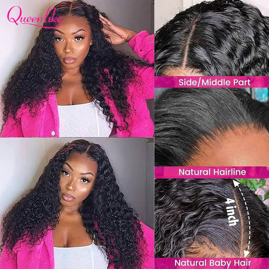 Queenlike Echthaar Extensions, tiefe Wellen, 55,9 cm, Damen - Bild 5