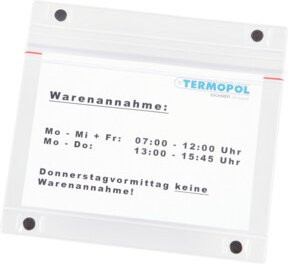 Eichner PVC-Magnetsichttasche transparent A5 - Bild 1
