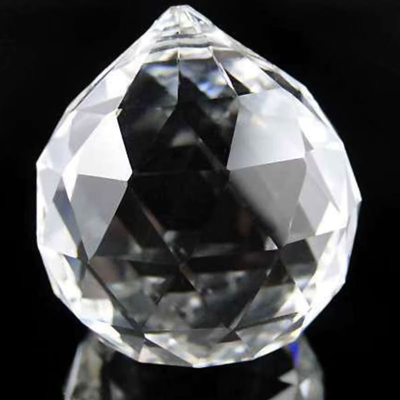 Transparente Kristall-Glaskugeln als hängende Prismen für DIY-Kronleuchter und Vorhangdekoration, Durchmesser: 30 mm oder 40 mm - Bild 2
