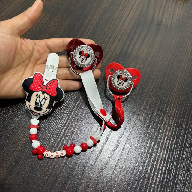 Disney Kettenclip und Schnuller in Multicolour zum Kauen - Bild 1