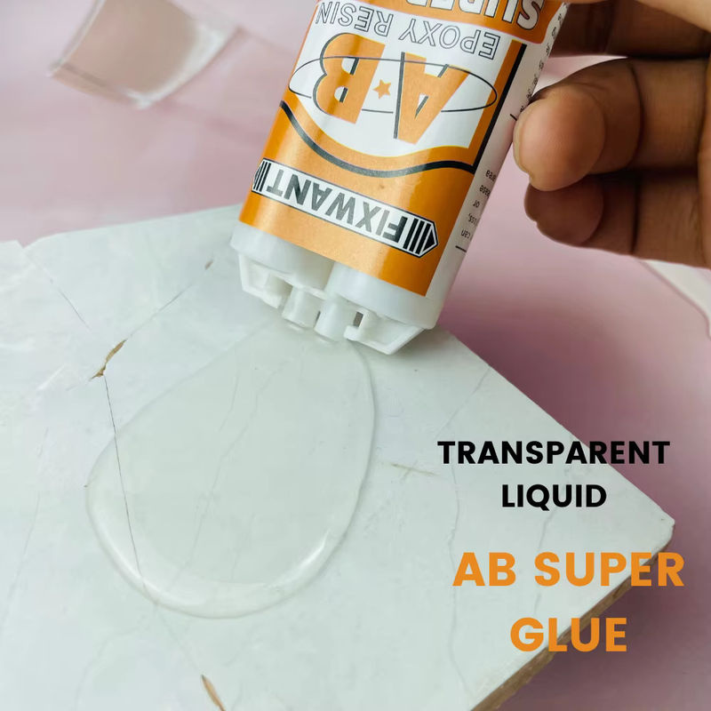 FIXWANT Epoxidharz-AB-Kleber Transparent, 50 ml, für Holz, Metall, Keramik und Kunststoff - Bild 3