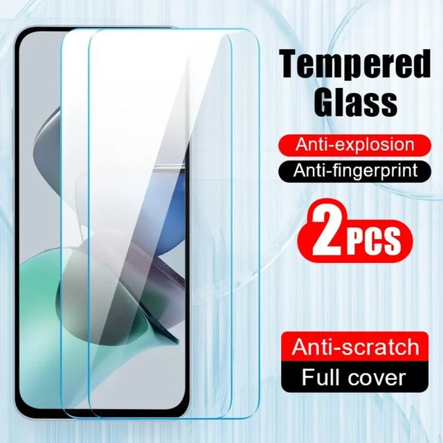 2 Stück Displayschutzfolie aus gehärtetem Glas für Motorola Moto G Stylus, Moto G (2023), Moto G Play und Moto G Power (2024), transparent - Bild 1