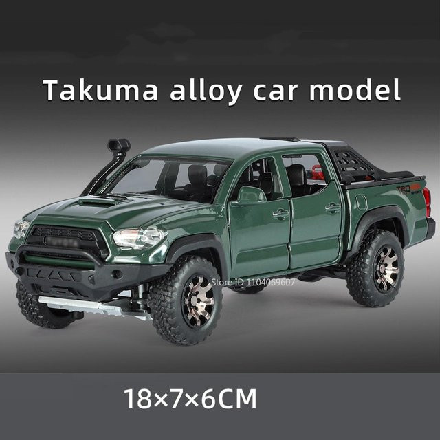 Linyi toy car Tacoma Hilux Modell Spielzeug, 1:32, mit Licht und Sound, ab 14 Jahren - Bild 1