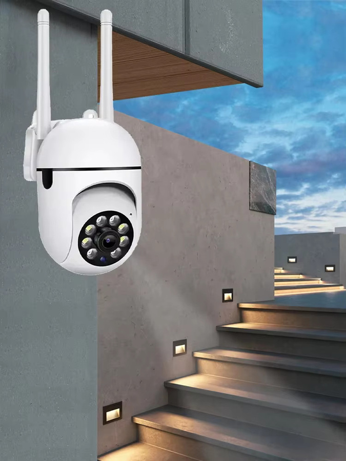 Jaxcam WLAN Sicherheitskamera für Innen und Außen in Weiß mit 5MP Full HD, Nachtsicht und 2-Wege-Audio - Bild 5
