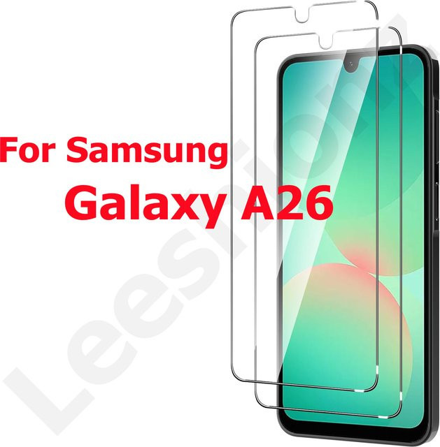 Samsung Galaxy A26 Displayschutzfolie aus gehärtetem Glas, 9H, transparent - Bild 1
