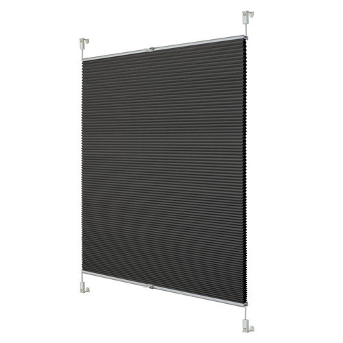 Lichtblick Plissee Thermo Klemmfix in Grau, B: 120 cm, H: 130 cm - Bild 3