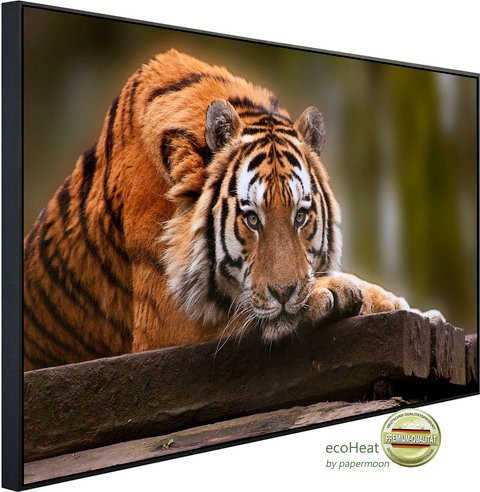 papermoon Infrarotheizung EcoHeat Tiger in Bunt mit Matt-Effekt, App-Steuerung und Überhitzungsschutz - Bild 1