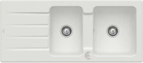 Villeroy & Boch Spüle Architectura in Weiß mit Ablauggarnitur, Exzenter und CeramicPlus Beschichtung, Breite: 80 cm - Bild 1