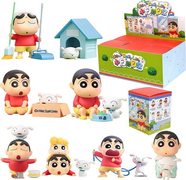 TOPTOY Crayon Shin Chan Tägliches Leben Shiro Action Figur - Bild 1