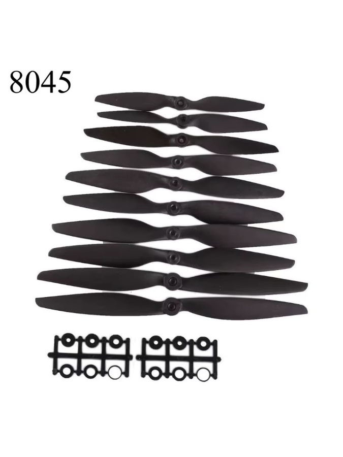 Qianfeng 8045 positiver und negativer Propeller, Glasfaser-Nylon-Säbelpropeller, Zubehör, Schwarz - Bild 4