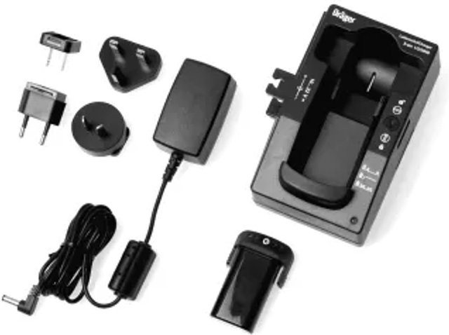 Dräger Akku und Ladetechnik Set für X-am 2x00/5x00 Schwarz - Bild 1