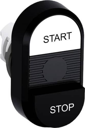 ABB MPD19-11B Doppeldrucktaster in Schwarz/Weiß - Bild 1