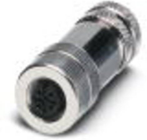 Phoenix Contact 1417877 Sensor-Aktor-Steckverbinder M12 unkonfektioniert, 5-polig, Farbe: Silber - Bild 1
