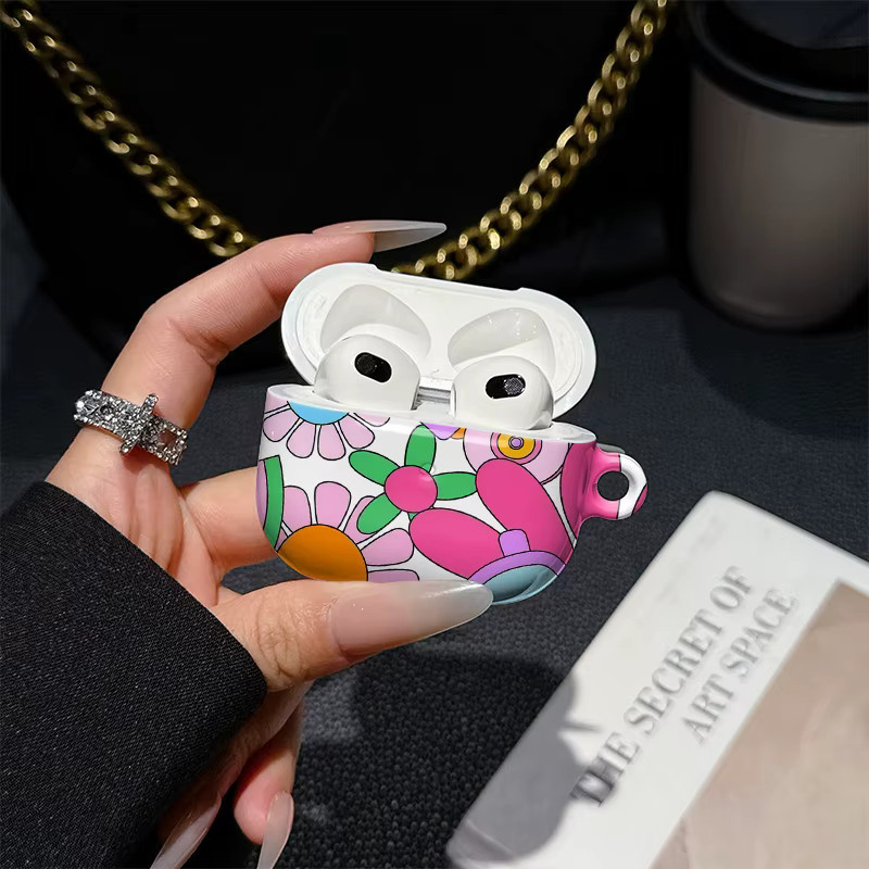 Bunte Sommer-Elemente Schutzhülle für Apple AirPods Pro 3, AirPods 2, 3 und 4 in Multicolour - Bild 2