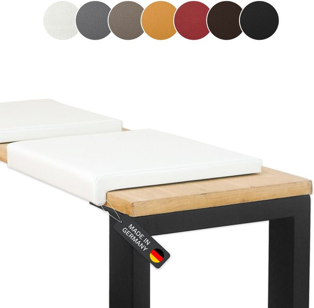 Lycce Klemmkissen Sitzkissen mit 1 Leiste aus Kunstleder in verschiedenen Farben - Bild 1