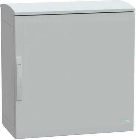 Schneider Electric Polyestergehäuse bodenstehend grau mit Abdeckung IP44 B/T/H: 75 x 75 x 42 cm - Bild 1