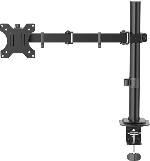 Hama Monitor-Tischhalterung Schwarz, höhenverstellbar, schwenkbar, neigbar und rotierbar für 13 bis 35 Zoll - Bild 1