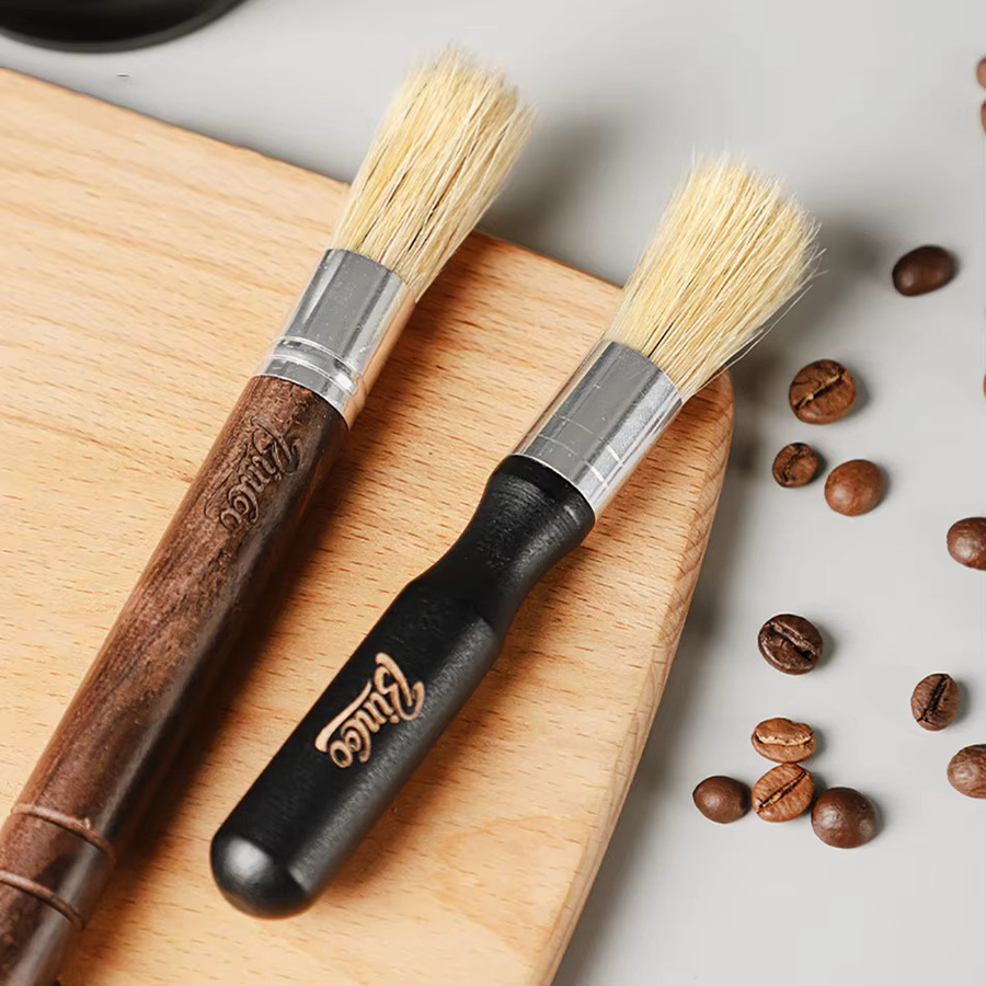 EDLEXKAFFEE Vintage Kaffee Pinsel aus Massivholz für die Reinigung von Espresso Maschinen und Barista Zubehör - Bild 4