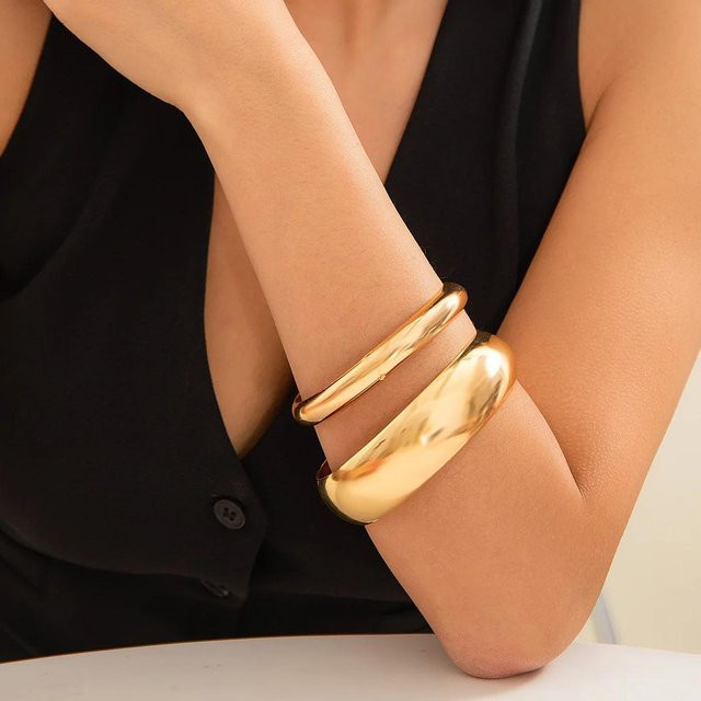 Lucky Star Jewelry Armbänder Set, Metall, Gold, Zirkonia, Damen - Bild 1