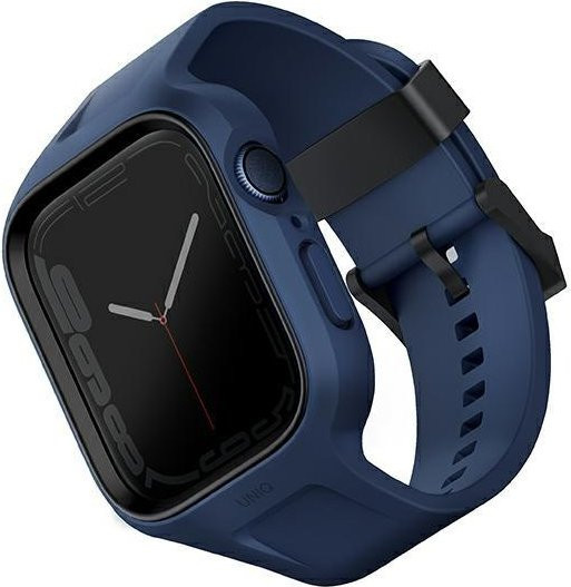 UNIQ Monos 2in1 Armband + Hülle für Apple Watch, blau/marineblau, Unisex - Bild 1