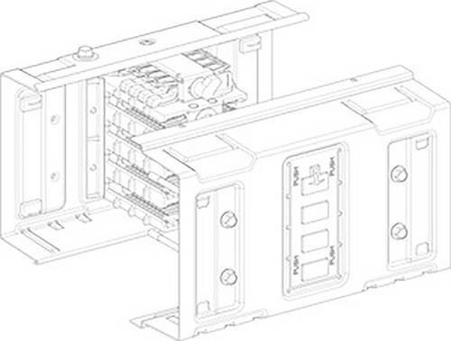 Schneider Electric KSA630ZJ4 KSA Verbindungsblock 630A Verbindungselement in Weiß - Bild 1