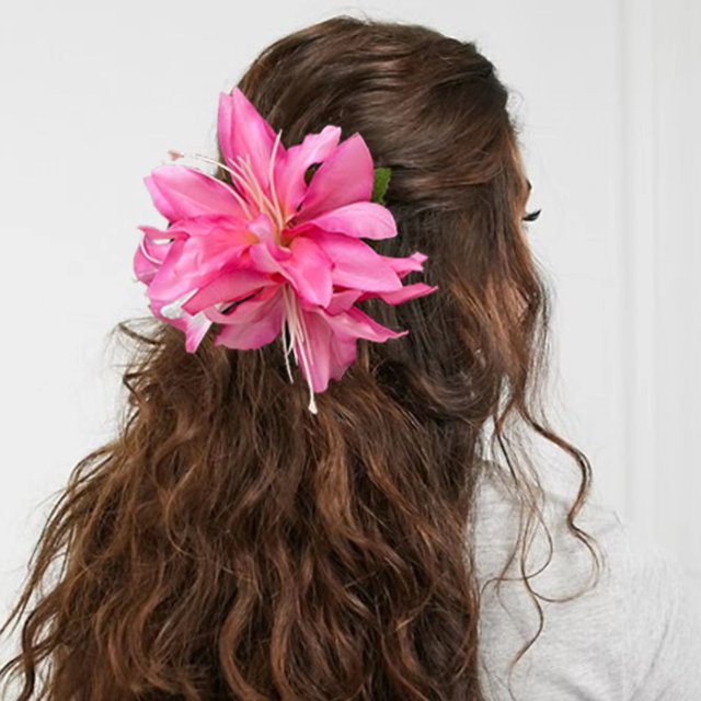 AWAYTR Haarspange, rosa Blumen, Mädchen - Bild 1