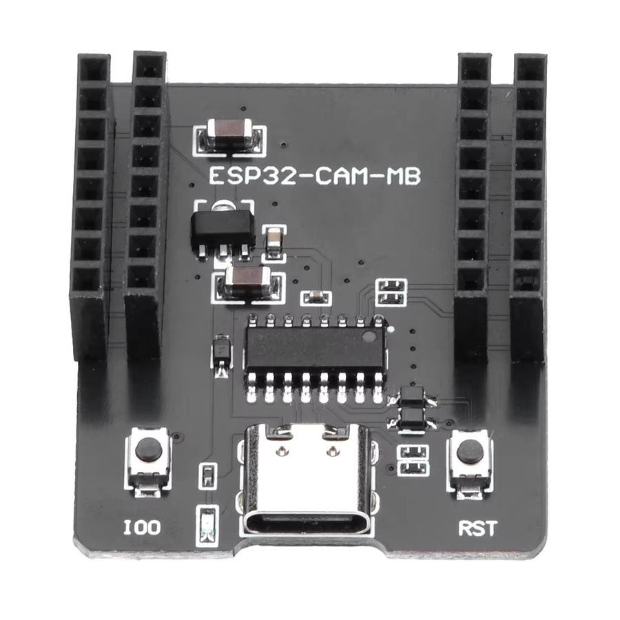 diymore ESP32-CAM-MB Entwicklungsboard mit CH340C USB-C Anschluss und OV2640 Kameramodul in Schwarz - Bild 2
