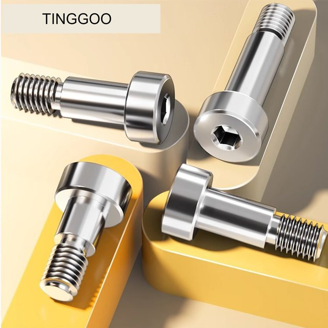 TINGGOO Innensechskant-Schulterschrauben aus 304 Edelstahl, M2-M12 - Bild 1