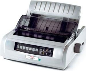 OKI Microline 5590eco Punktmatrix-Drucker in Schwarz, s/w, A4, 360 dpi, 24 Pin, USB und Parallel-Anschluss - Bild 1