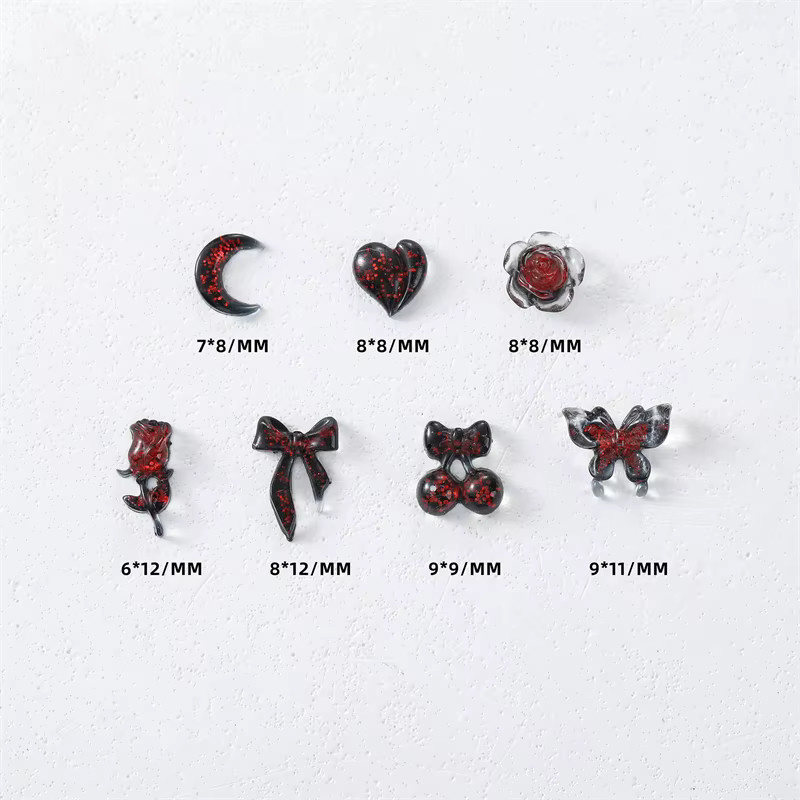 NAILFYOU Nail Art Charms, 50 Stück, Glänzend, Unisex - Bild 3