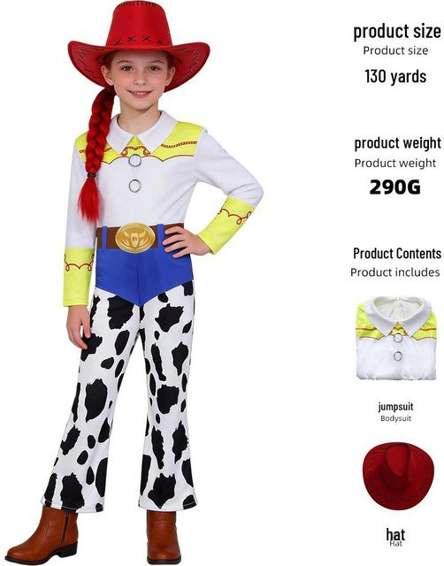 FashionFlair Toy Story 4 Woody & Jessie Kostüm, Weiß - Bild 1