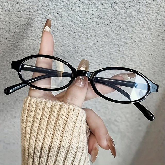 Hindfield Korrektionsbrille, oval, Vollrand, Kunststoff, schwarz, Damen - Bild 1