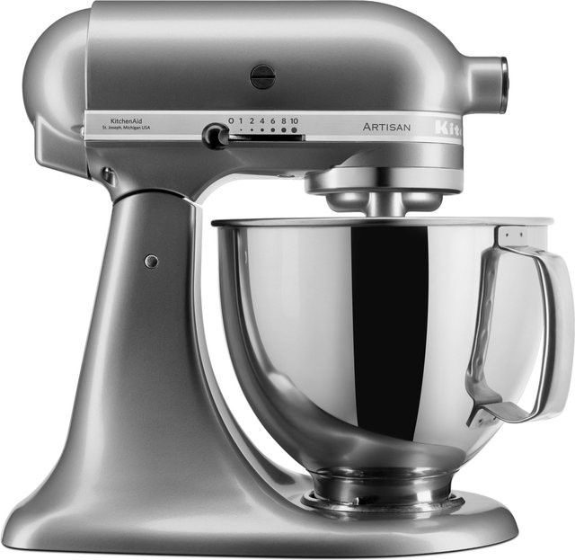 KitchenAid Artisan Küchenmaschine 5KSM175PSECU in Silber aus Edelstahl und Metall - Bild 1