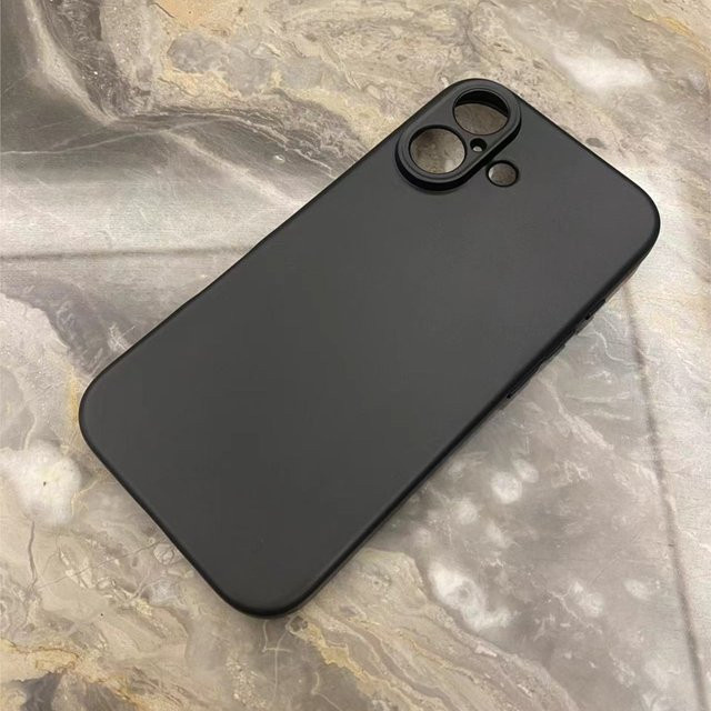 Ricestate Silikon-Hülle mit Matt-Finish für iPhone in Schwarz - Bild 1
