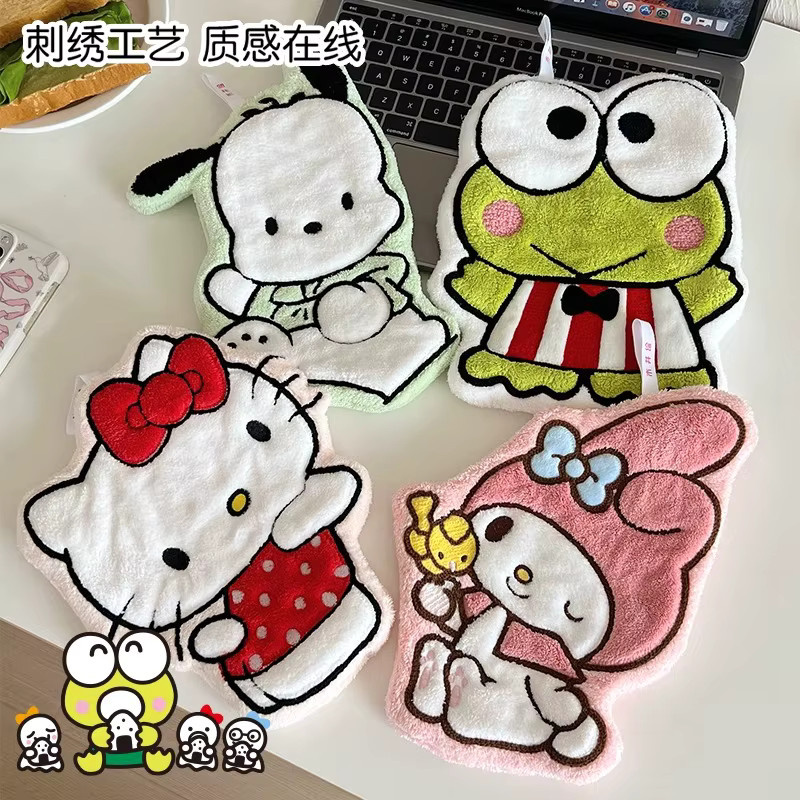 52TOYS My Melody Pochacco Handtuch aus wasserabsorbierendem Korallenvlies in Multicolour für Kinder - Bild 3