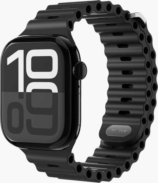 Vonmählen Uhrenarmband Wave Band 2, Silikon, Schwarz, Unisex, 44 / 45 / 46 / 49 mm - Bild 1