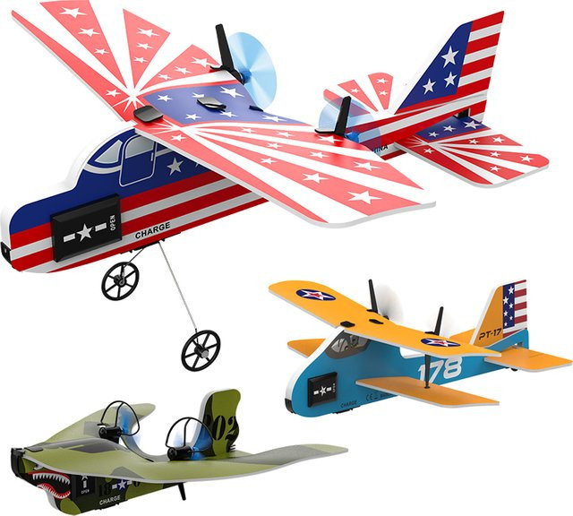Fremego Mini RC Flugzeug, Segelflugzeug, Schaumstoff, Bunt / Mehrfarbig - Bild 1