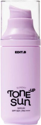EDIT.B Sunday Tone-Up Sonnenserum LSF 50+, 55 ml - Bild 1