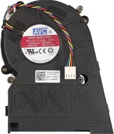 Dell Luftkühler Heatsink mit Lüfter in Schwarz (KGWT4) - Bild 1