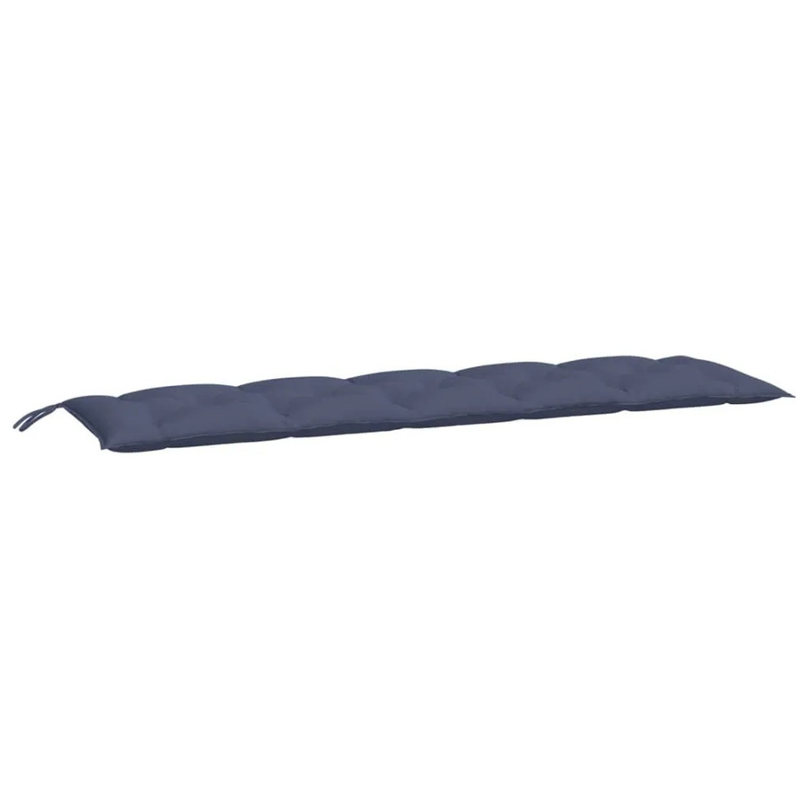 vidaXL Gartenbank-Auflagen 2 Stück Marineblau aus Oxford-Gewebe B/T/H: 180 x 50 x 7 cm - Bild 2
